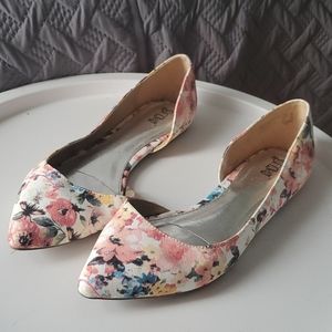 Brash Floral Flats